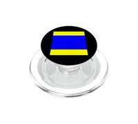 Drapeau de Signal Nautique Lettre D Bateau Maritime Alphabet PopSockets PopGrip pour MagSafe