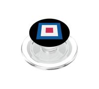 Drapeau de Signal Nautique Lettre W Maritime Bateau Alphabet PopSockets PopGrip pour MagSafe