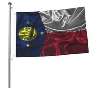 Drapeau de style soie des drapeaux de l'île Wake pour l'extérieur 2 x 3 pieds double face robuste bannière drapeau pour maison cour festival extérieur jardin décoration drapeau de bienvenue
