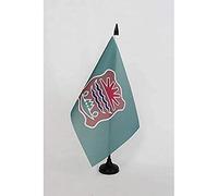 Drapeau de table Abénaquis de l'est du Québec 21x14cm - PETIT Drapeaux DE BUREAU amérindien 14 x 21 cm - AZ FLAG