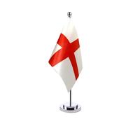Drapeau de table anglais en acier inoxydable avec support pour vétérans, bureau, maison, conférence internationale, fête sur le thème de l'Angleterre, décoration de table de conférence