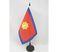 Drapeau de table Armée du Salut 21x14cm - PETIT Drapeaux DE BUREAU Chrétien Sang et Feu 14 x 21 cm - AZ FLAG