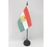 Drapeau de table République populaire de Hongrie 1949-1956 15x10cm - PETIT Drapeaux DE BUREAU hongrois communiste - Rakosi 10 x 15 cm - AZ FLAG