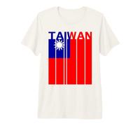 Drapeau de Taïwan T-Shirt Haut de Gamme