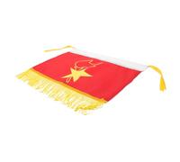 Drapeau de Tambour Rouge en Nylon pour Fanfares et Parades | Visibilité Renforcée, Montage Rapide, pour Élèves et Directeurs, Festivals, Instruments Cuivre et Ensemble