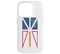 Drapeau DE Terre-Neuve Labrador Province Canada Coque pour iPhone 14 Pro