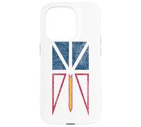 Drapeau DE Terre-Neuve Labrador Province Canada Coque pour iPhone 15 Pro