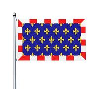 Drapeau De Touraine Drapeau 3x5 Ft Décoration Extérieure bannière légère Bannière maison et fête décoration de jardin 3x5 bannière