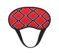 Drapeau de Trinité-et-Tobago C'est un masque pour les yeux à bord noir. Le masque doux pour les yeux peut améliorer la qualité du sommeil et est adapté pour l'intérieur, l'extérieur et les voyages.