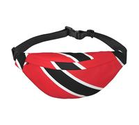 Drapeau de Trinité-et-Tobago Sac banane de voyage tendance, adapté pour le sport, la course, le cyclisme, les voyages, la pêche, grand sac banane pour garçons