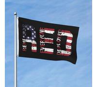 Drapeau de Vacances 90X150cm, N'oubliez pas que tout le monde est déployé Double Couture Drapeaux Couleurs Vives Flags pour Événements Célébration Anniversaire