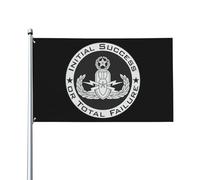 Drapeau de Vacances 90X150cm, Succès initial ou échec total Double Couture Drapeaux Résistant à la Décoloration Flags pour Célébration Décorations Restaurant