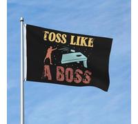 Drapeau De Vacances Avec Œillets Drapeaux Lancez Comme Un Chef Cornhole Décoratifs Bruant Pour Intérieur Restaurant Maison 90X150Cm