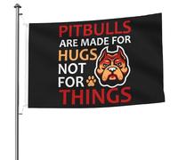 Drapeau De Vacances Avec Œillets Drapeaux Les Chiens Mignons Sont Faits Pour Les Câlins, Pas Pour Les Choses Qui Ne Vont Pas Double Couture Bruant Pour Bar Manif Événements 90X150Cm