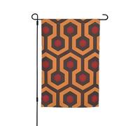 Drapeau de Vacances Belvédère brillant Couleurs Vives Bannière Extérieure Double Couture Drapeau de Jardin pour Événements Bar 30x45cm