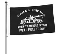 Drapeau De Vacances Décoratifs Drapeaux Remorquage De Chameaux : Quand C'Est Coincé, On Le Sort ! Personnalisée Bruant Pour Restaurant Décorations Fête 90X150Cm