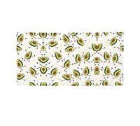 Drapeau de vacances imprimé avocats amusants, bannière colorée idéale pour les bars de jardin et les réunions entre amis