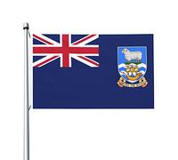 Drapeau De Vacances Personnalisé, Drapeau Des Îles Malouines Résistants Aux Intempéries Bruant Pour Restaurant Décoration Drapeaux 90X150Cm