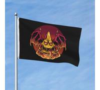 Drapeau De Vacances Personnalisé, Pizza Mon-Ster Résistants Aux Intempéries Bruant Pour Événements Bar Drapeaux 90X150Cm