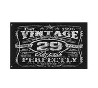 Drapeau De Vacances Résistant À La Décoloration Drapeaux Édition Limitée Mars 1996 Vintage 30E Anniversaire Renforcé Bruant Pour Manif Célébration Jardin 90X150Cm