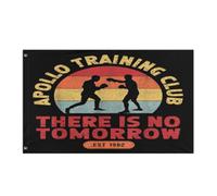 Drapeau De Vacances Résistants Aux Intempéries Drapeaux Combattez Comme S'Il N'Y Avait Pas De Lendemain Arts Martiaux Mixtes Double Couture Bruant Pour Restaurant Extérieur Maison 90X150Cm