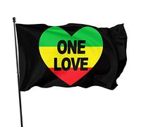 Drapeau De Vacances Un Amour Rasta, Drapeau Pirate Couleurs Vives Bruant Avec Œillets Drapeau De Jardin Bienvenue Pour Intérieur Décorations Extérieur 90X150cm