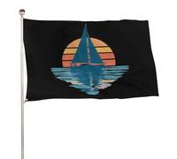 Drapeau de Vacances Voilier du Michigan Drapeaux 90X150cm | Résistant à la Décoloration Bannière Extérieure Personnalisé Drapeau Pirate pour Bar manif Événements