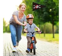 Drapeau de Vélo - 7,87 x 11,81 pouces PVC, Fibre de Verre Drapeau d'avertissement de Sécurité | Haute Visibilité, Drapeau de Sécurité de Vélo pour Enfants et Adultes | Drapeau de Vélo, Accessoires de