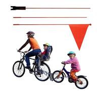 Drapeau De Vélo De Sécurité Pour Enfants Et Adultes, Un Drapeau D'avertissement Robuste Pour Une Meilleure Visibilité | Drapeau De Sécurité Coupe Vent Pour Les Cyclistes, Pimp Pour Les Vélos Entre