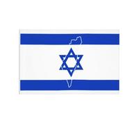 Drapeau de voiture 12x18 pouces, bannière, drapeau d'Israël, drapeaux nationaux israéliens, drapeau de voiture double face, drapeau de soutien à Israël, clip de fenêtre, drapeau « J'aime Israël