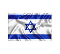 Drapeau de voiture 12x18 pouces - Drapeau d'Israël - Drapeau double face pour voiture - Soutien à Israël - Clip de fenêtre - Drapeau « J'aime Israël » (sans mât)