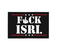Drapeau de voiture « Fuck Israel » 12x18, drapeaux palestiniens anti-Israël gratuits pour voiture, bannières double face, décoration, sans mât