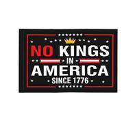 Drapeau de voiture « No Kings In America » 30,5 x 45,7 cm, bannière de voiture « Sauver la démocratie », décoration recto verso, sans mât