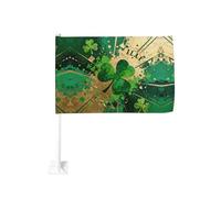 Drapeau de voiture Runes 30,5 x 45,7 cm, drapeau double face pour fenêtre de véhicule pour événements sportifs, décoration de défilé