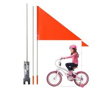 Drapeau De Voiturette De Golf - Drapeau De Cortège Étanche Avec Poteaux En Fibre De Verre | Drapeaux D'extérieur Perfect Tricycle Go Cart Voiture Électrique, Drapeaux Portables Pour Fauteuil Ro