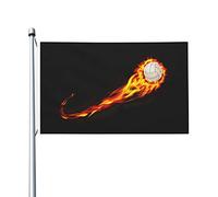 Drapeau de volley-ball brûlant Double face 3x5 pieds drapeau extérieur Durable Patio intérieur drapeaux décoratifs maison fête bannières drapeau de bienvenue 3by5
