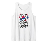 Drapeau de Voyage avec Inscription « I Love South Korea » Débardeur