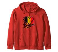 Drapeau de Voyage I Love Belgium - Motif cœur Souvenir Sweat à Capuche