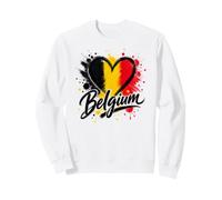 Drapeau de Voyage I Love Belgium - Motif cœur Souvenir Sweatshirt