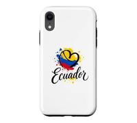 Drapeau de Voyage « I Love Equateur » Motif touriste Coque pour iPhone XR