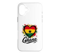 Drapeau de Voyage I Love Ghana - Motif touriste Coque pour iPhone 16 Plus