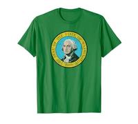 Drapeau de Washington State The Evergreen State T-Shirt