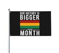 Drapeau décoratif 3 x 5 pour le Mois de l'histoire des Noirs