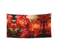 Drapeau décoratif à suspendre - (surdimensionné 177,8 x 88,9 cm) pour fête de Noël, fête d'anniversaire, fête de vacances,