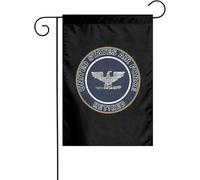 Drapeau Décoratif De Jardin Colonel À La Retraite Des Forces Armées Américaines Suspendre Drapeau Uv Fade Résistant Bannière Décorative Pour Porche D'Intérieur Fête 12X18 Inch