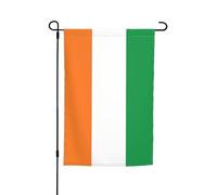 Drapeau décoratif de jardin de la Côte d'Ivoire 30,5 x 45,7 cm, anti-plis et anti-décoloration, convient pour jardin, jardin, pelouse, balcon