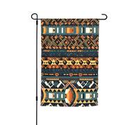 Drapeau décoratif de jardin ethnique tribal africain 30,5 x 45,7 cm, anti-plis et anti-décoloration, convient pour jardin, jardin, pelouse, balcon