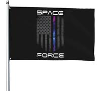 Drapeau Décoratif De Jardin Force Spatiale Des États-Unis Suspendre Bannière Durable Drapeaux De Jardin Pour Ferme Intérieur Porche 3X5 Ft