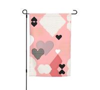 Drapeau décoratif de jardin imprimé abstrait - 30,5 x 45,7 cm - Drapeau de cour pour terrasse, balcon, jardin, pelouse