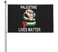 Drapeau Décoratif De Jardin Les Vies Palestiniennes Comptent Suspendre Bannière Durable Décoration De Drapeau Pour D'Intérieur Intérieur Ferme 3X5 Ft